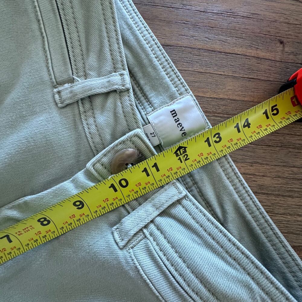MAEVE The Ettie High-Rise Crop Wide-Leg Jeans -Size 27 - Picture 6 of 10